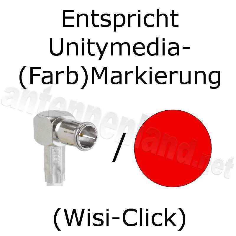 entspricht Unitymedi-(Farb)Markierung: Wisi-Click / rot