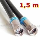 150 cm FM - FM DISEqC Patchkabel, Cabelcon CX3 F-Stecker,...