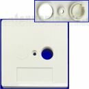 SAD 03 - Abdeckung für 1- und 2-Loch Antennendosen, zweiteilig, 80x80 mm