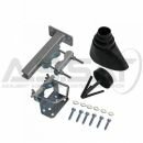 Mast - Montageset verdrehsicher II / schwarz