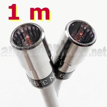 1 m F-Quick-Kabelmodem- u. SAT-Receiver-Anschlusskabel...