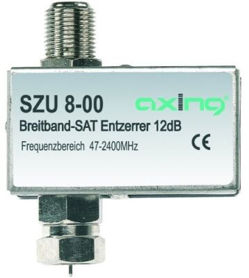 SAT Schräglagen-Entzerrer FM-FF 12 dB, 47-2400 MHz SZU 8-00, DC-Durchlass
