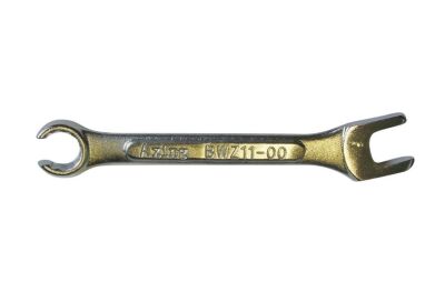 Axing BWZ 11-00 - Spezial Gabelschlüssel für enge F-Buchsenabstände, Schlüsselweite 11 mm