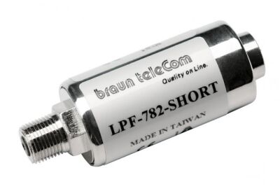 LPF 782 Short -  LTE / 4G Sperrfilter, Sperrbereich ab 782 MHz, DC Durchlass