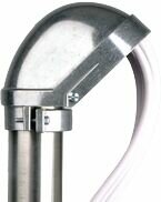 Aluminium-Mastkappe Dur-line MaKa 50 mit Kabelführung für Masten Ø 48-52 mm