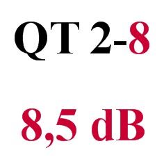 QT 2-8 - XiLine plus 2-fach Abzweiger 8,5 dB, brummentkoppelt