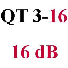 QT 3-16 - XiLine plus 3-fach Abzweiger 16 dB, brummentkoppelt