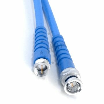 hochflexibles Messkabel BNCM-FM, 2 m 75 Ohm, Kabel blau,...