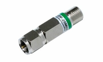 HPF-25 MHz Hochpassfilter / Rückwegsperrfilter 0-18 MHz; Durchlass 25-1000 MHz