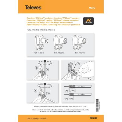 90-IECF - Televes KKW2000N IEC-Winkelbuchse / Winkelkupplung