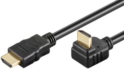 1,50 m 270° High Speed HDMI Kabel (v1.4) mit Ethernet und ARC, schwarz