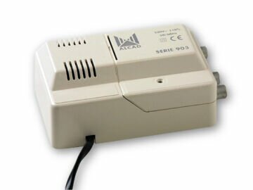 Alcad AL-105 - Fernspeise-Netzteil 12 V / 100 mA mit Einschleuseweiche für aktive Antennen