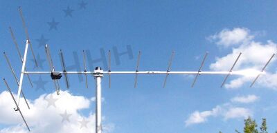 3H-VHF-13 - DAB+ Außenantenne 13 Elemente, F-Anschluss