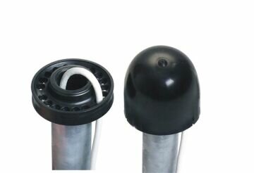 Mastkappe mit Kabelführung für Masten Ø...