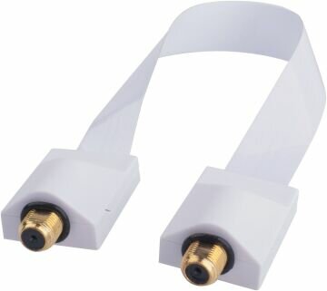 F-Fensterdurchführung, Flachkabel weiß, 28,5...