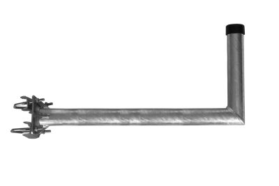 Mastausleger / Geländerhalterung 70 cm, Stahl, Rohr Ø 48 mm