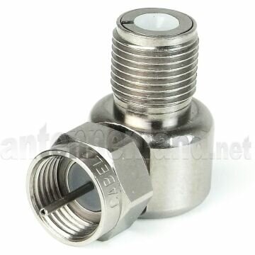 Cabelcon 90-FM-FF HQ F-Winkeladapter 90° F-St/Bu...