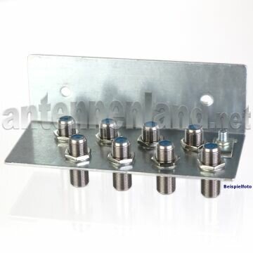 Erdungsblock / Erdwinkel 8-fach mit original Cabelcon...