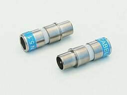 Cabelcon IECM-56-CX3 5.1 - blau - IEC-Stecker RG6...