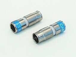 Cabelcon IECF-56 CX3 5.1 - blau - IEC-Buchse Kupplung RG6...