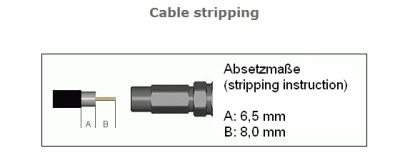 Cabelcon SP TL232 - Verbinder für RG11 Kabel
