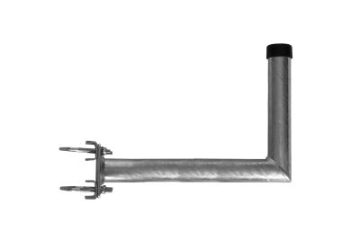 Mastausleger / Geländerhalterung 40 cm, Stahl, Rohr Ø 48 mm