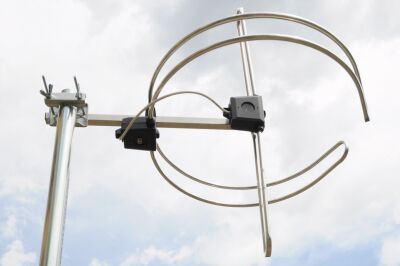3H-DAB-FM - DAB-Antenne kombiniert mit UKW Ringdipol, F-Anschluss