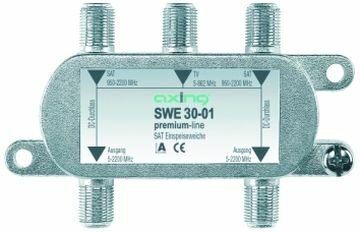 SWE 30-01 Antennenweiche 1x Terrestrisch 2x SAT (Twin...